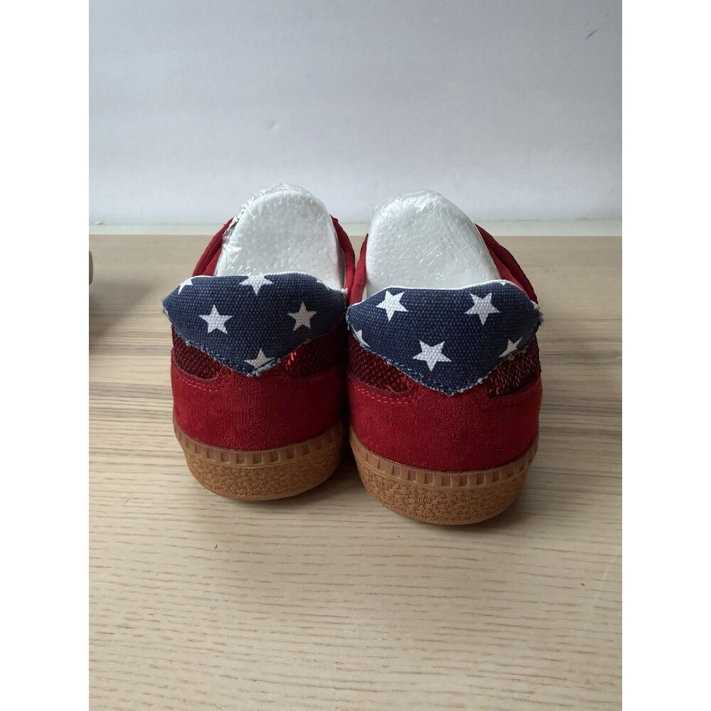 Corky’s Calm Down Americana Sneakers NEW Patriotic July 4th Events Mary Jane’s - Picture 6 of 14